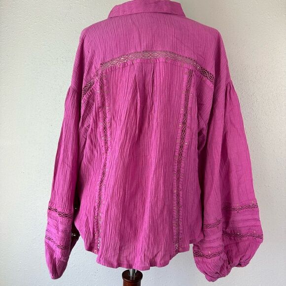 NWT Free People Women’s Button Up Top - Picture 5 of 7